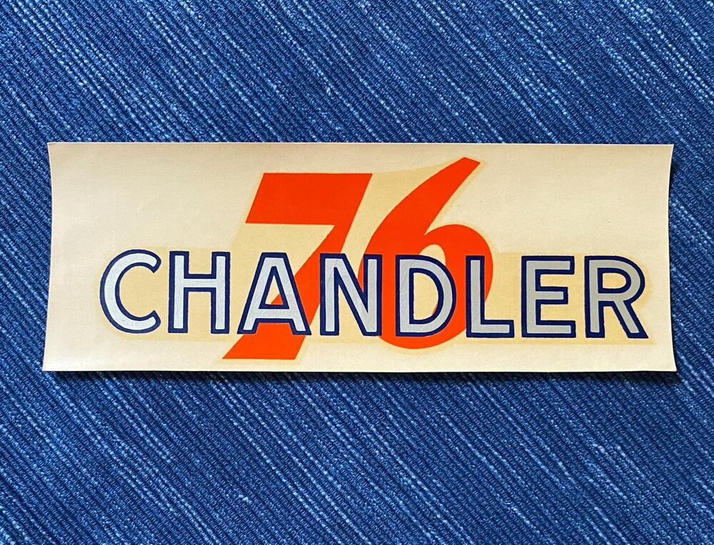 Vintage Union 76 Oil Chandler Arizona Gas Station Decal Travel Souvenir